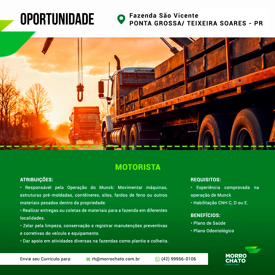 Morro Chato Agropecuária | Agricultura, Pecuária e Reflorestamento