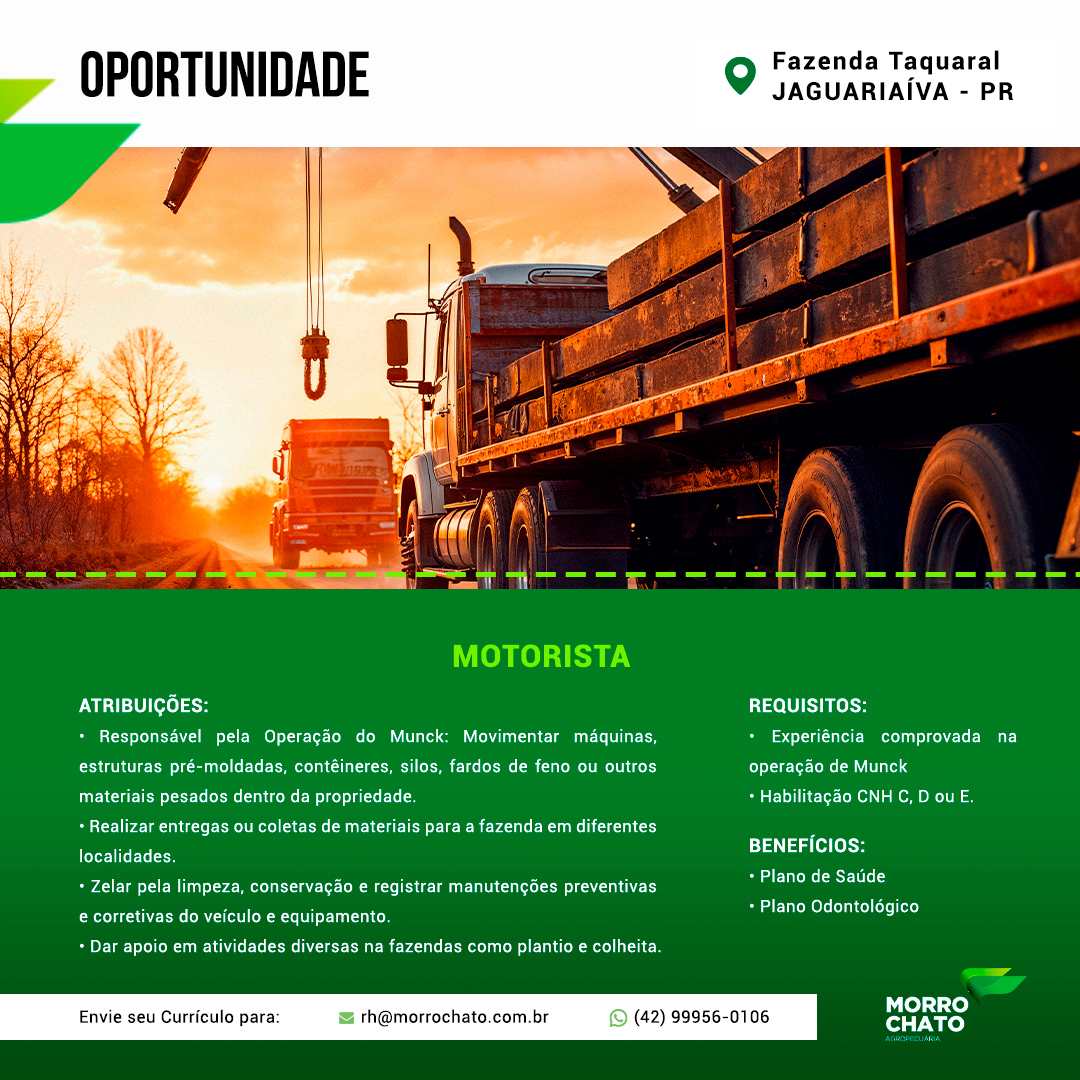 Morro Chato Agropecuária | Agricultura, Pecuária e Reflorestamento